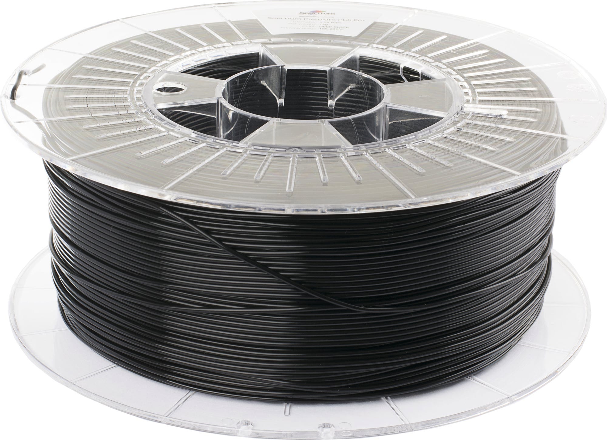 Spectrum  PLA Pro Deep Black, 1,75 mm / 1000 g    Haltbares und schlagfestes PLA Filament in Deep Black