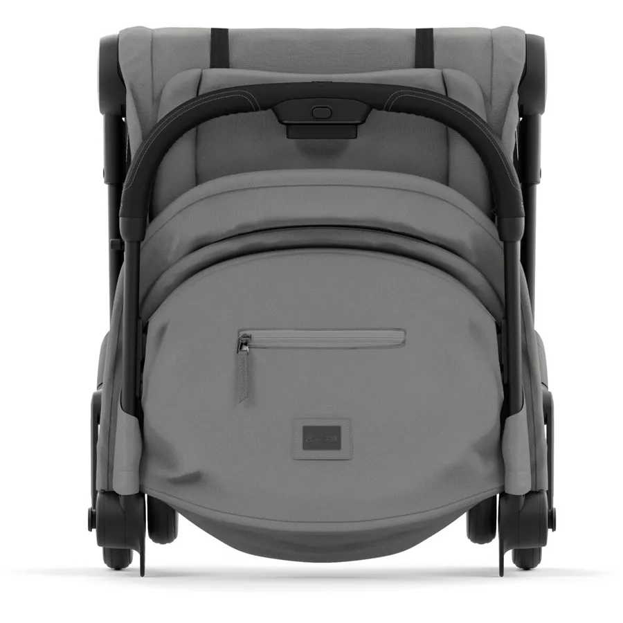 cybex PLATINUM Buggy Coya Matt Black Mirage Grey inklusive Babyschale Cloud T I-Size Plus Leaf Green  und Adapter