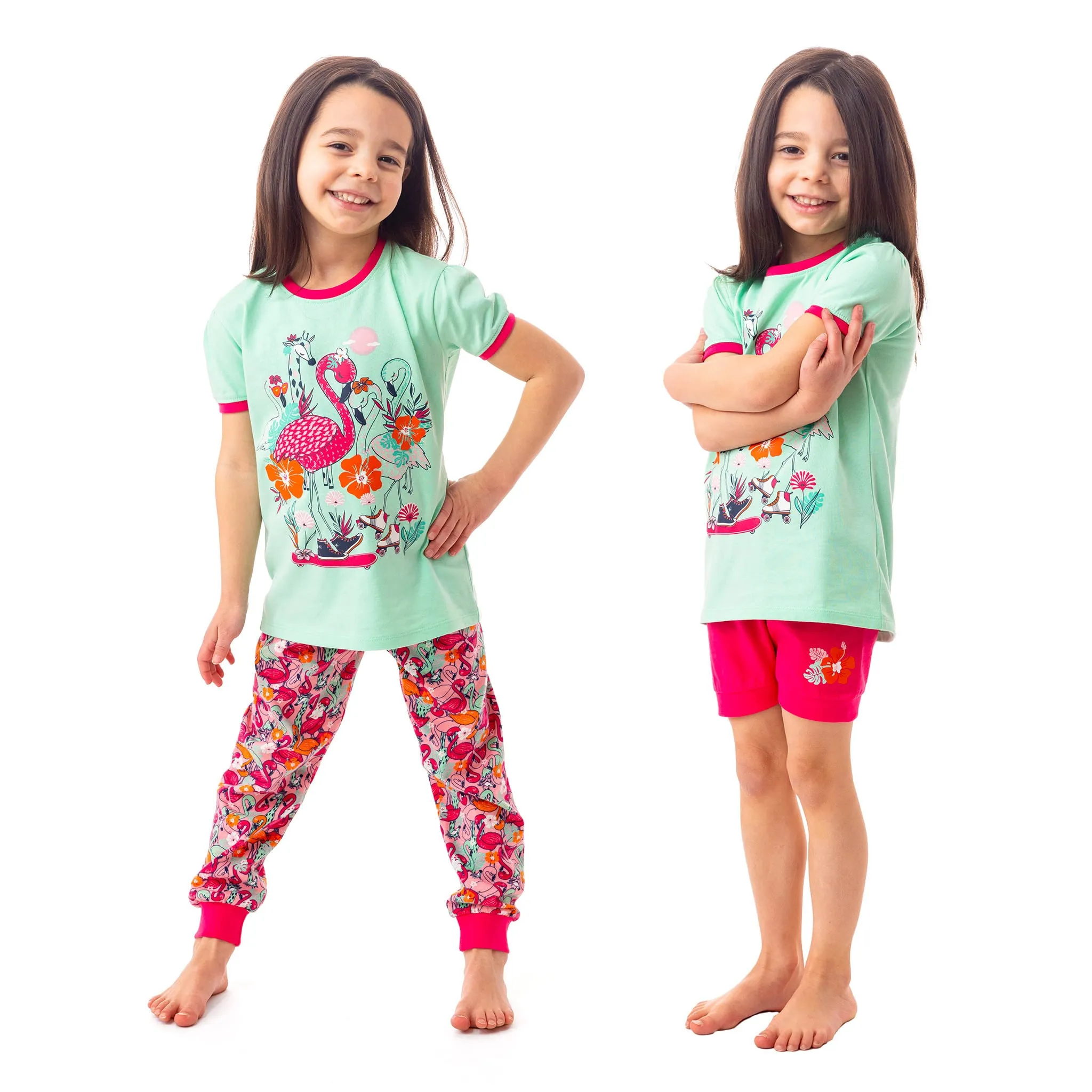 Nanö Pyjama 3 Pièces Flamant 2-6ans
