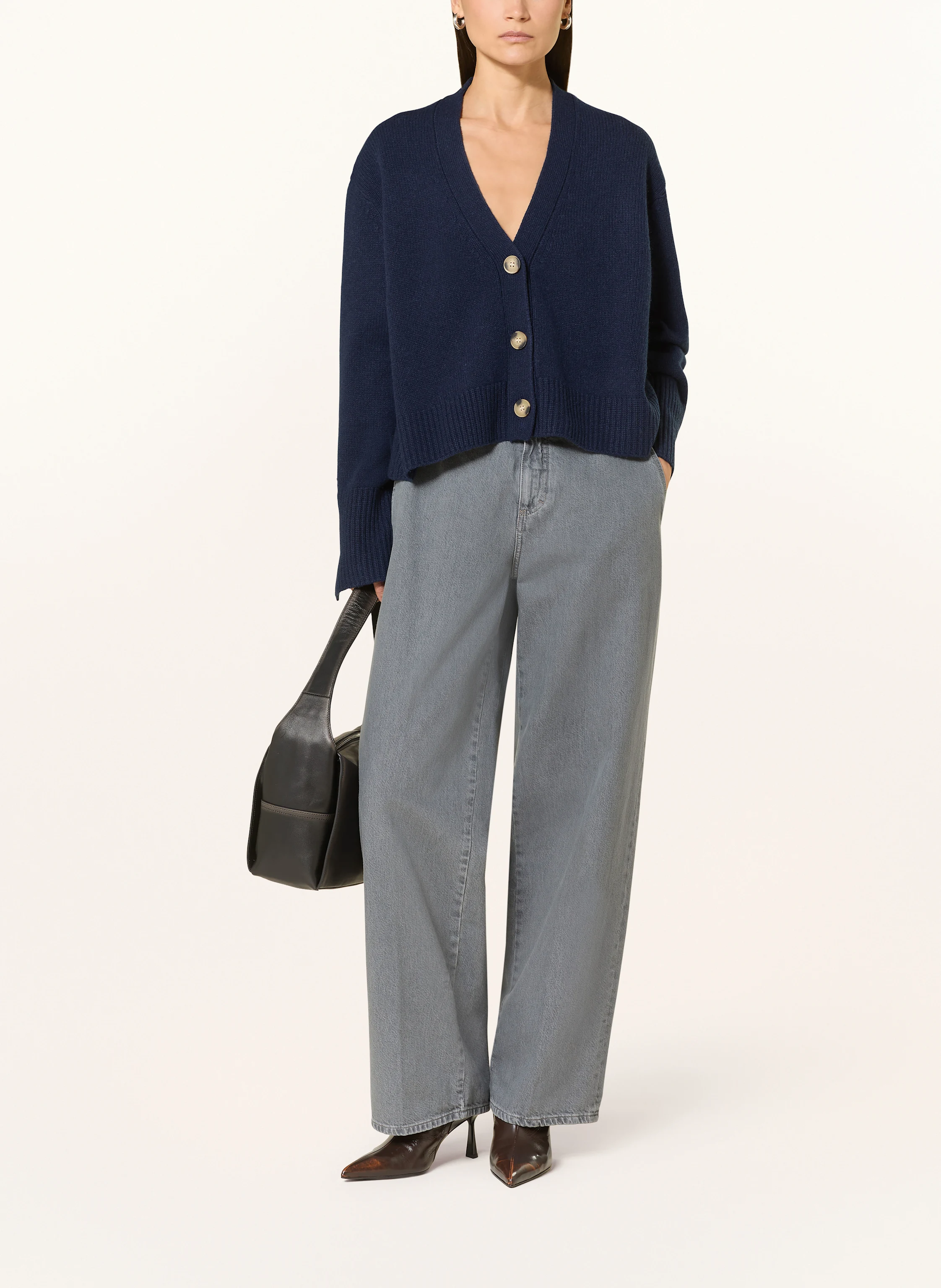 LADNERI Strickjacke PAIX aus Merinowolle mit Cashmere