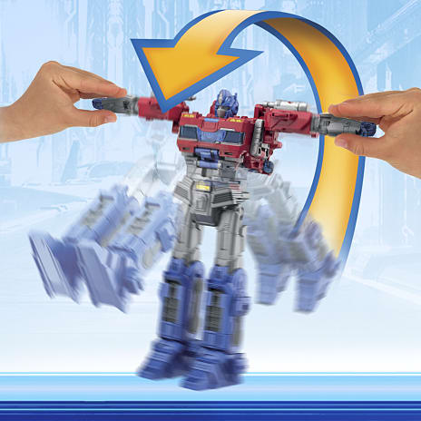 Transformers One Power Flip Optimus Prime figur