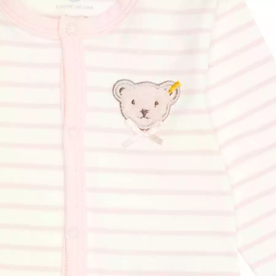 Steiff Strampler langarm Seashell Pink