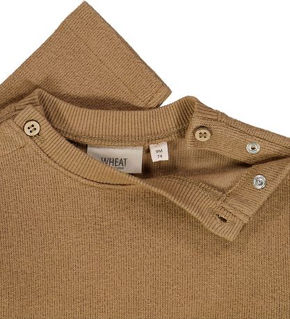 Wheat Sweatshirt - Rib - Toto - Hasel