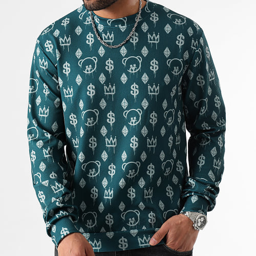 Sweat Crewneck Lifestyle Maison De Couture 0069 Vert Bouteille