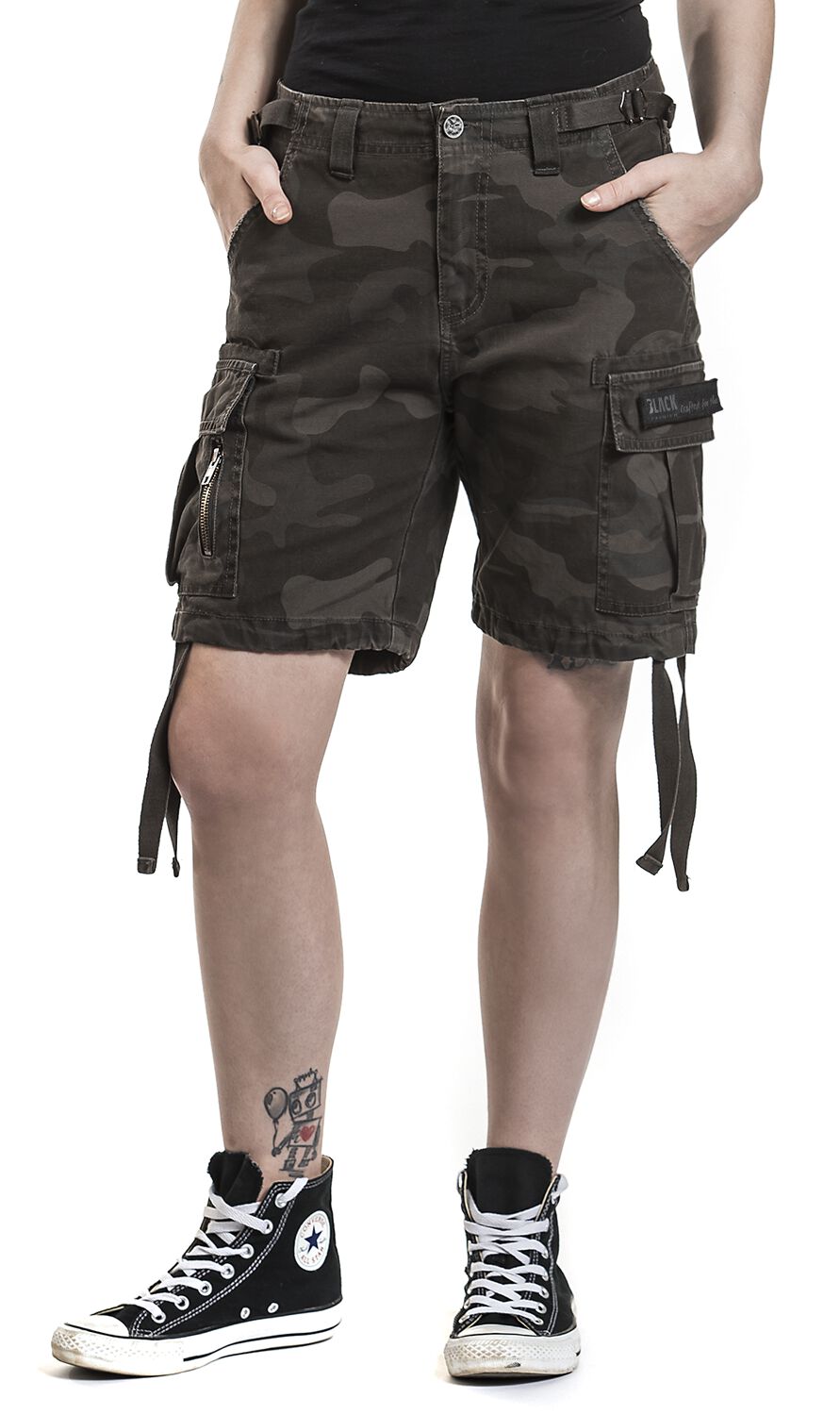 Bermuda Army Vintage | Black Premium by EMP Short