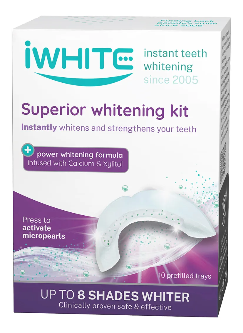iWHITE Superior whitening kit - 10 stk.
