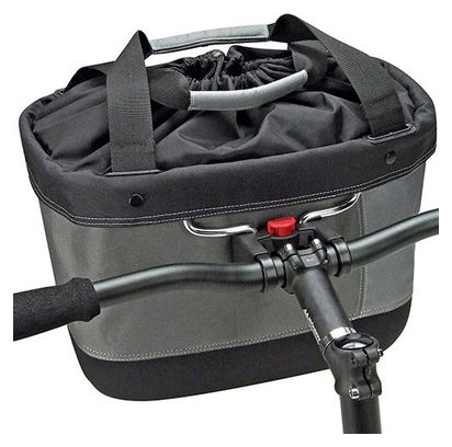 Sacoche de Guidon Klickfix Shopper Alingo Gris