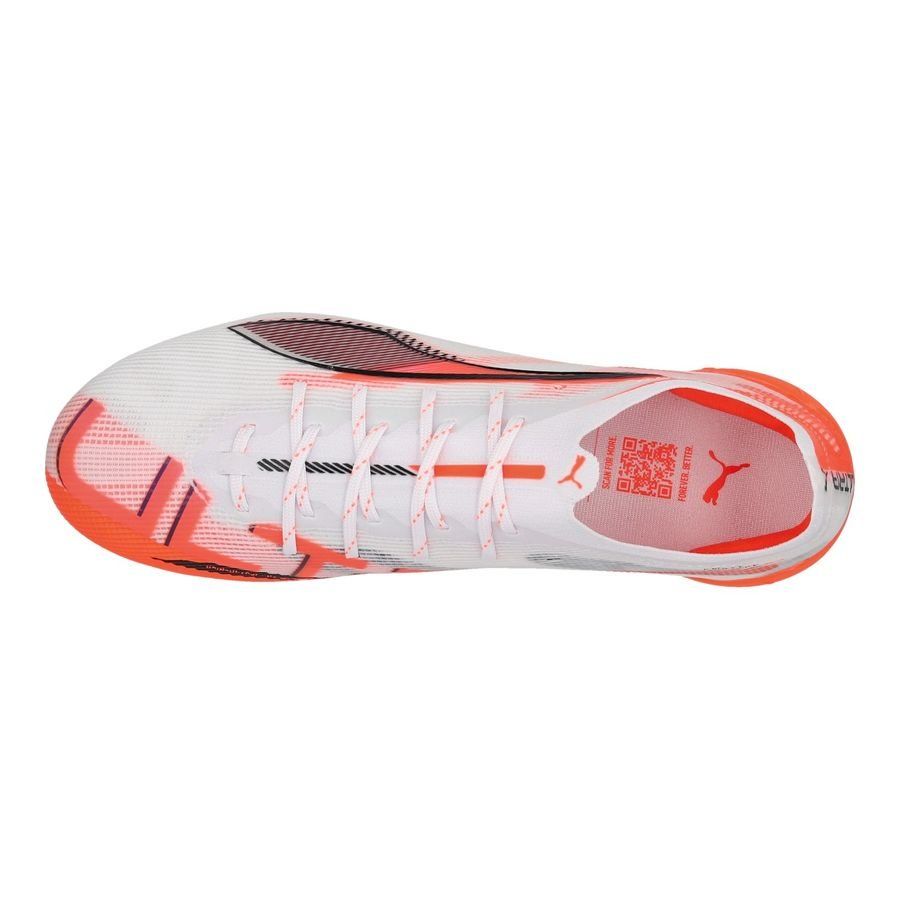 PUMA Ultra 5 Ultimate FG Unlimited - Blanc/Noir/Glowing Red Femme