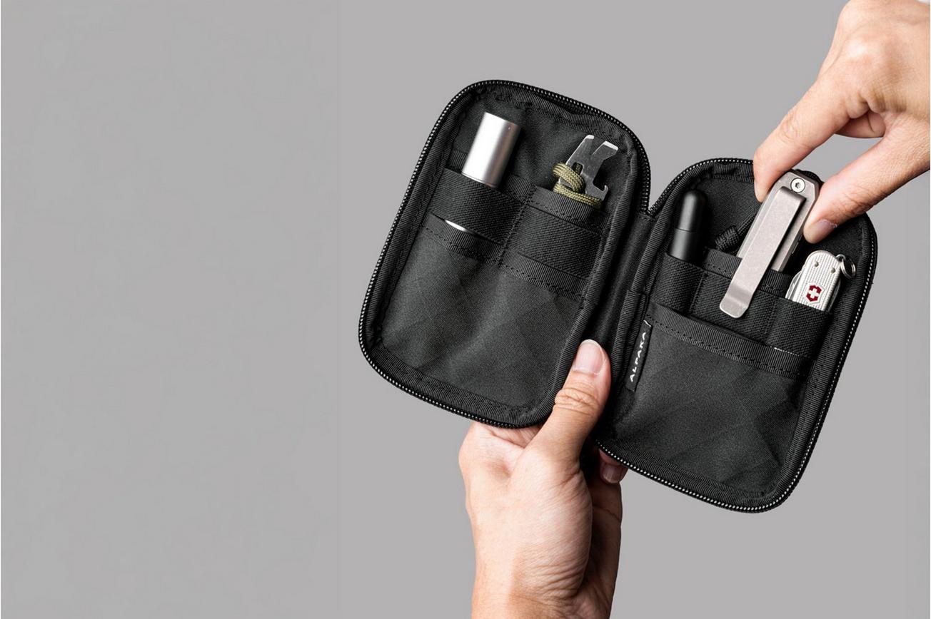 Alpaka Gear HUB Pouch Pro AD010760122 Black, Axogrid 300D, EDC-pouch