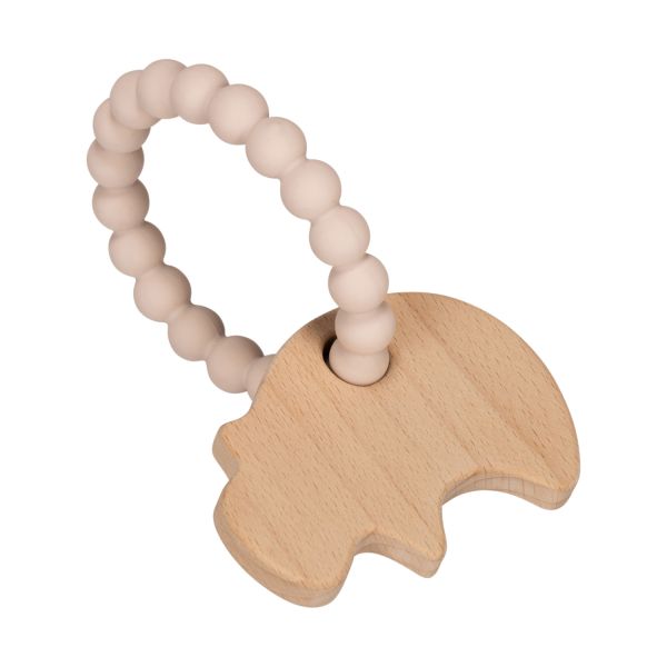 DAY Dierenfiguren Bijtring - Silicone - Nijlpaard - Blushy Pink