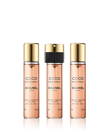 Chanel Coco Mademoiselle Eau de Parfum Intense Mini Twist & Spray Refill 3x7ml