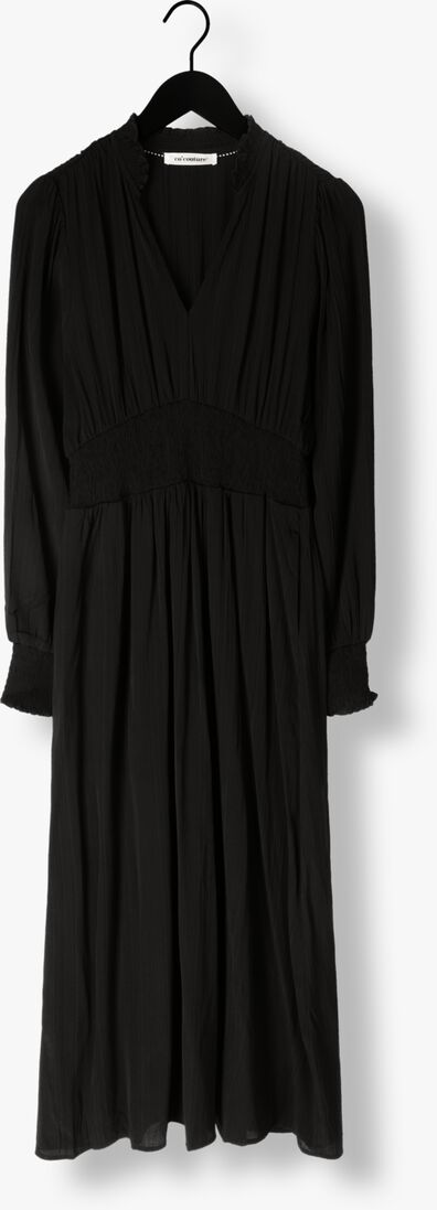 CO\\'COUTURE zwarte co'couture midi jurk ninette smock floor dress