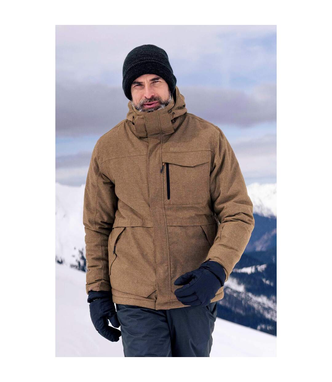 Mountain Warehouse - Blouson de ski COMET - Homme (Marron clair) - UTMW1907