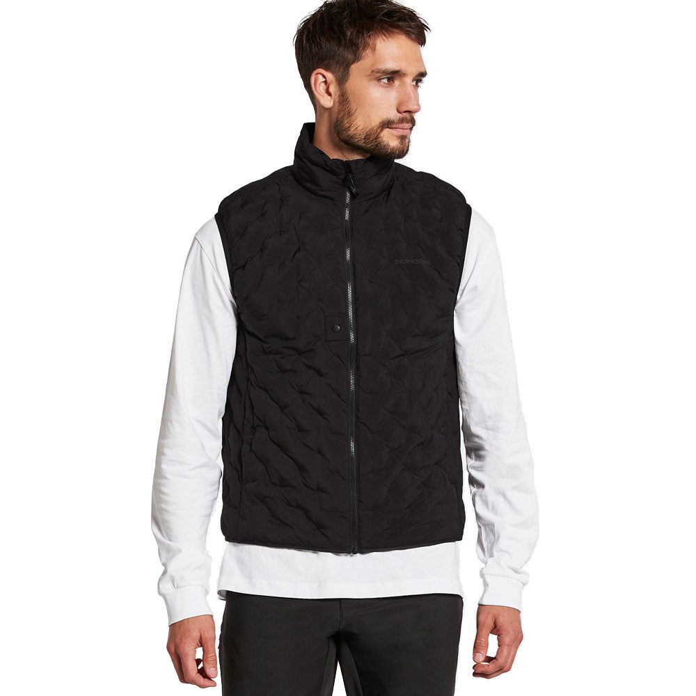 Didriksons Darius USX Weste Herren schwarz