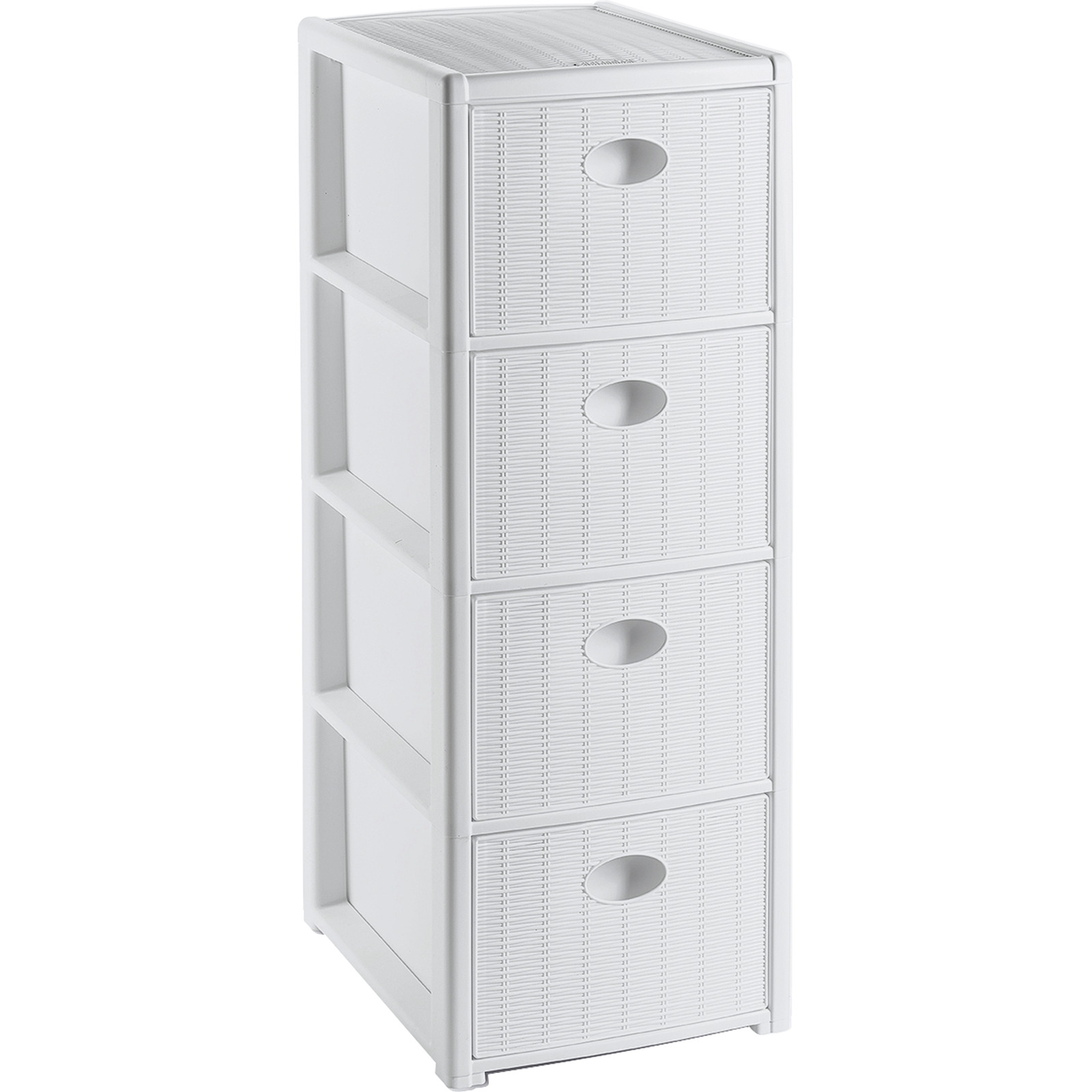 Kommode Elegance Slim Polypropylen 29 x 79 x 39 cm grau