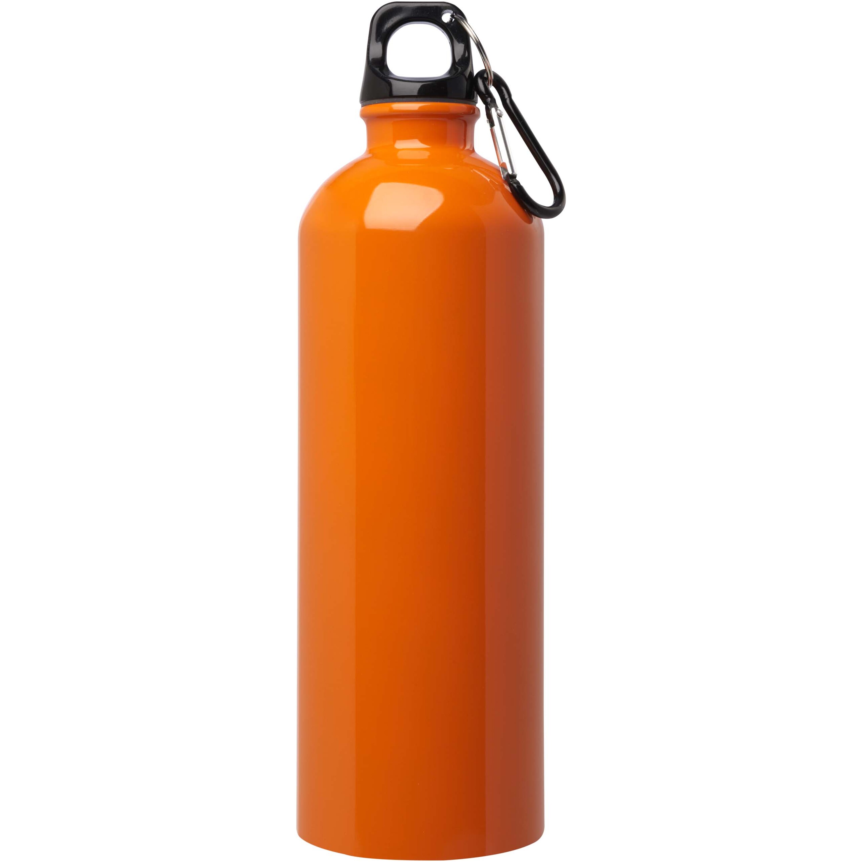 PF Concept 100861 - Bouteille d'eau Oregon de 750 ml simple paroi en acier recyclé certifié RCS avec mousqueton
