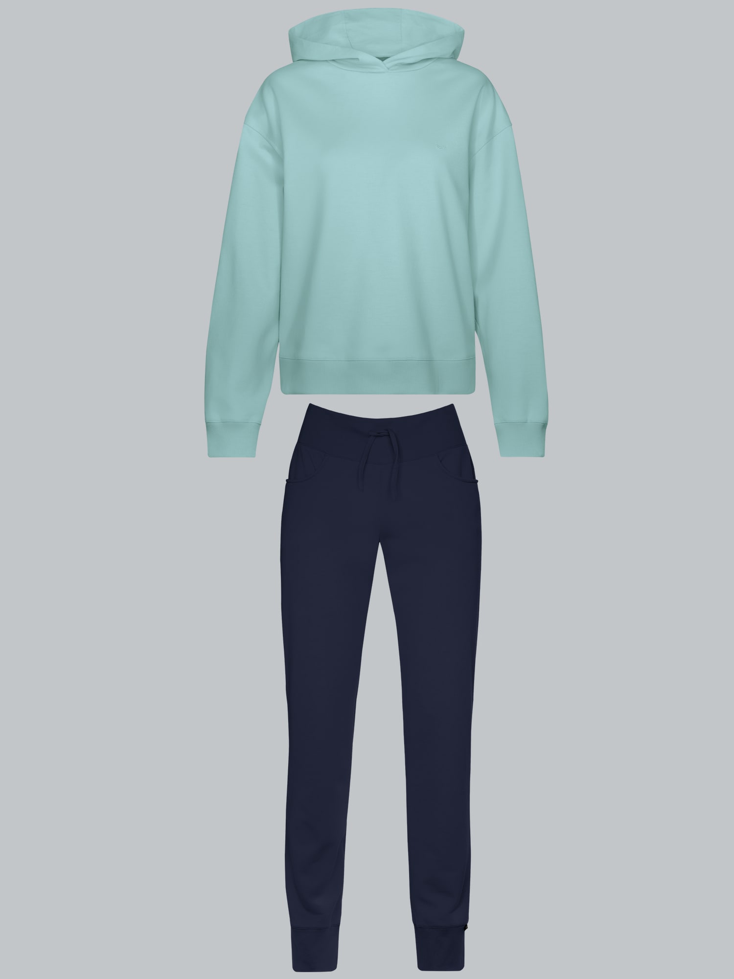 Oversized Jogginganzug in leichter Sweat-Qualität Gletscher