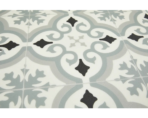 Vevox PVC vloer, tegellook, grijs/blauw, FB523, 200 cm breed (per meter verkocht)