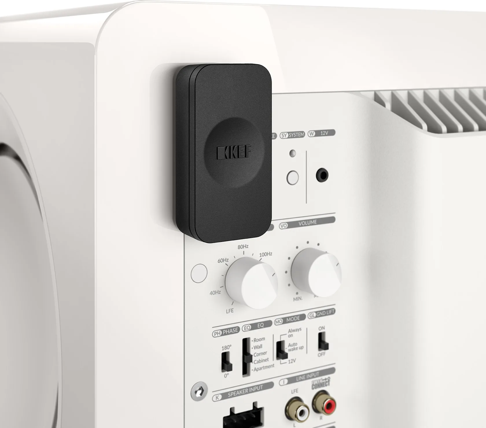 KEF KC 92 Blanc laqué Caissons de basses