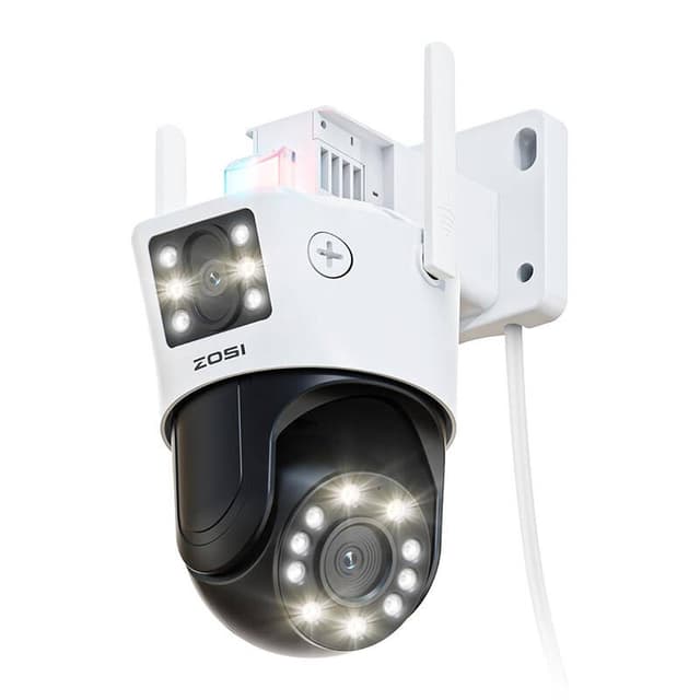 IP udendørs kamera ZOSI C298 WiFi Pan Tilt 6MP Dual IP66