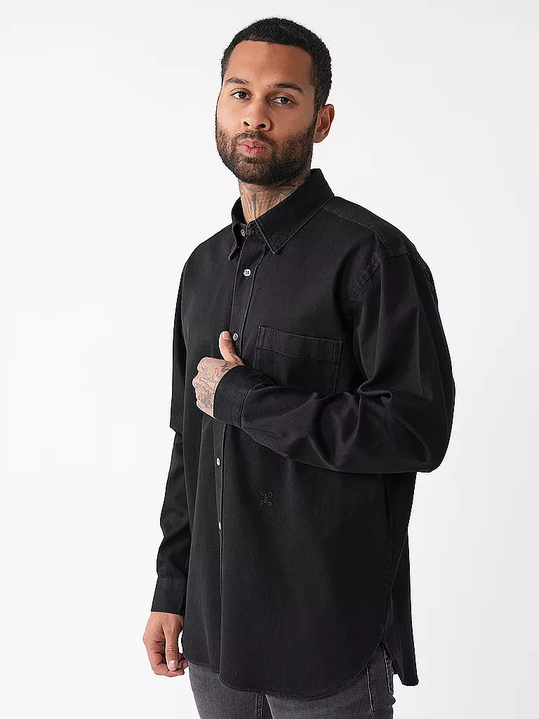 CLOSED Hemd FORMAL ARMY blau