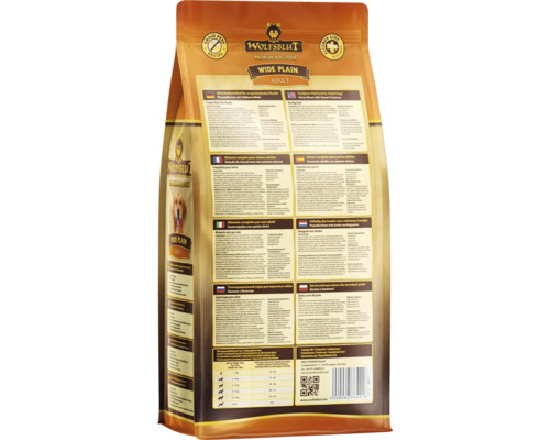 Wolfsblut Wide Plain Adult droog hondenvoer, paard met zoete aardappelen en waardevolle superfoods, graanvrij, glutenvrij, 2 kg