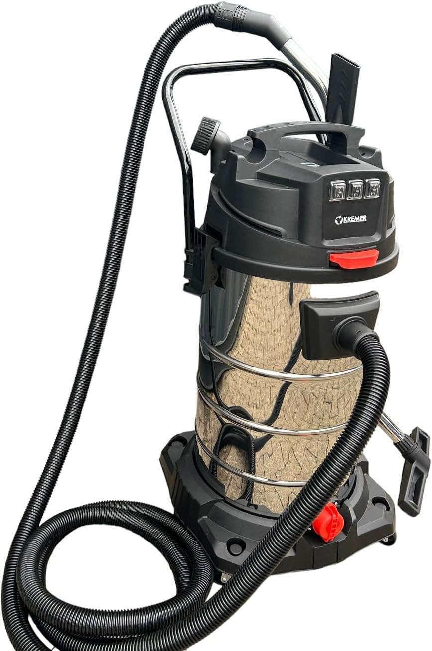 Industriesauger 3000W Nass- Trockensauger 100L Schmutzbehälter Industriestaubsauger Gewerbe Staubsauger Nasssauger (3000W)