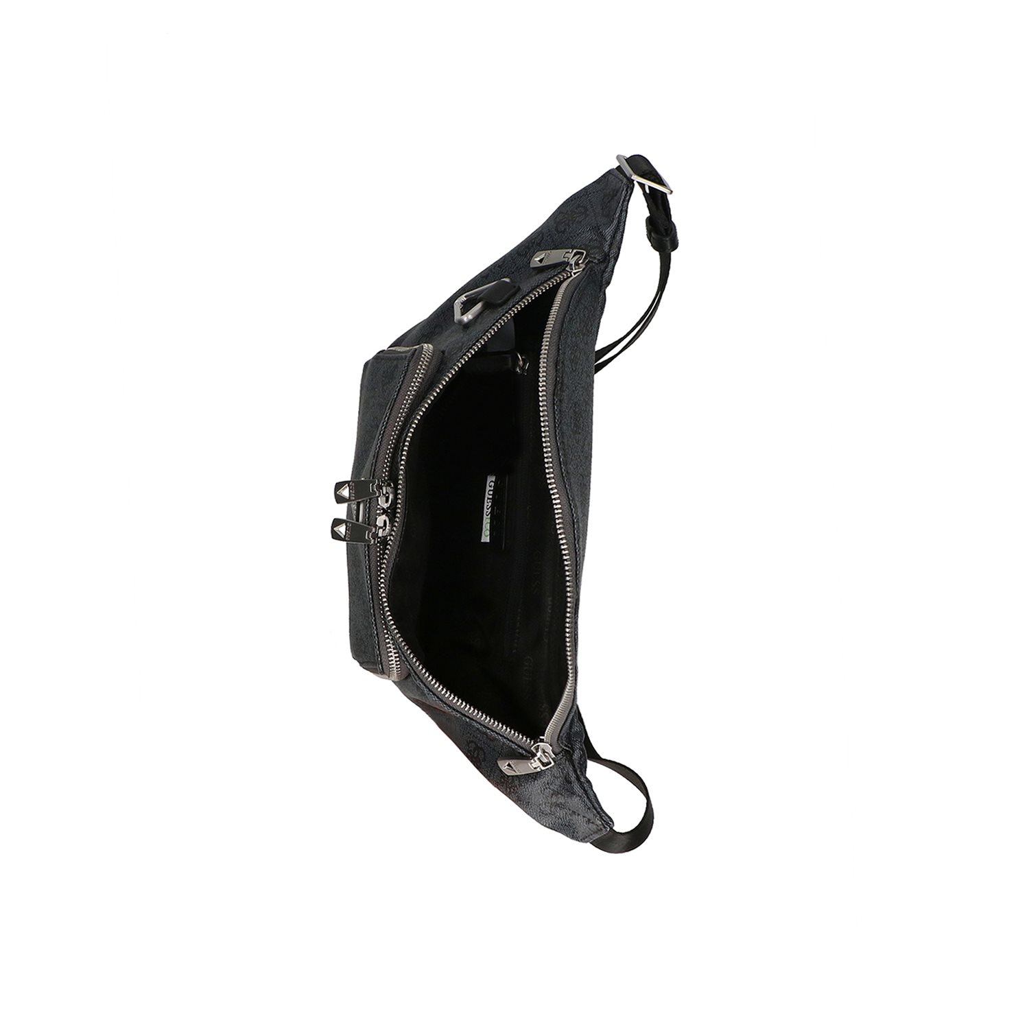 Guess Milano Maxi Bumbag W Frt Pcket black