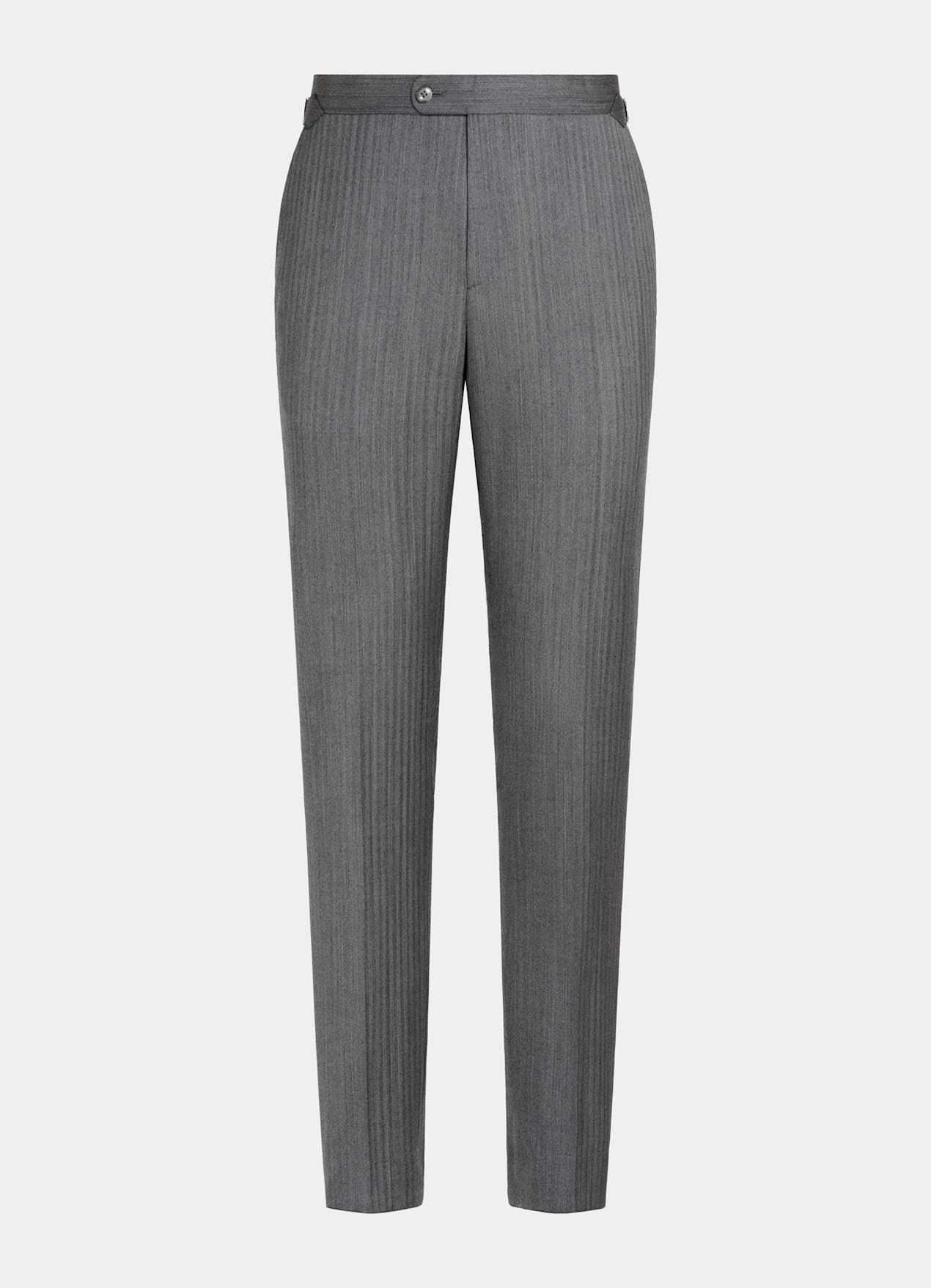 Costume Havana coupe Tailored gris moyen à chevrons