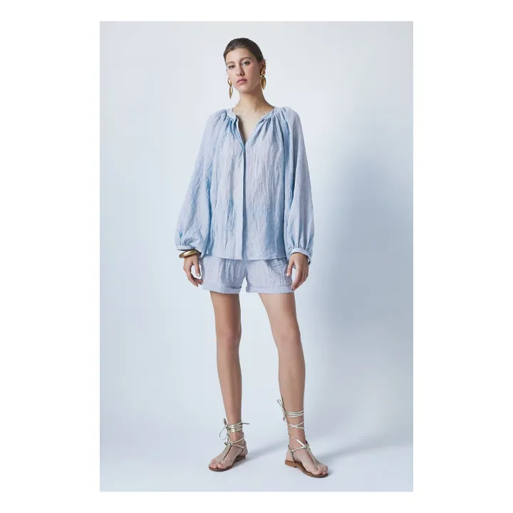 The Label Edition Blouse Alma | Bleu