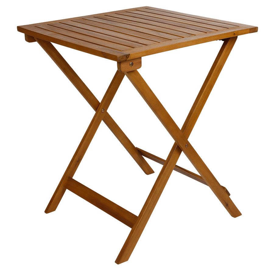 Balkon-Set Akazie mit Kissen 3-teilig