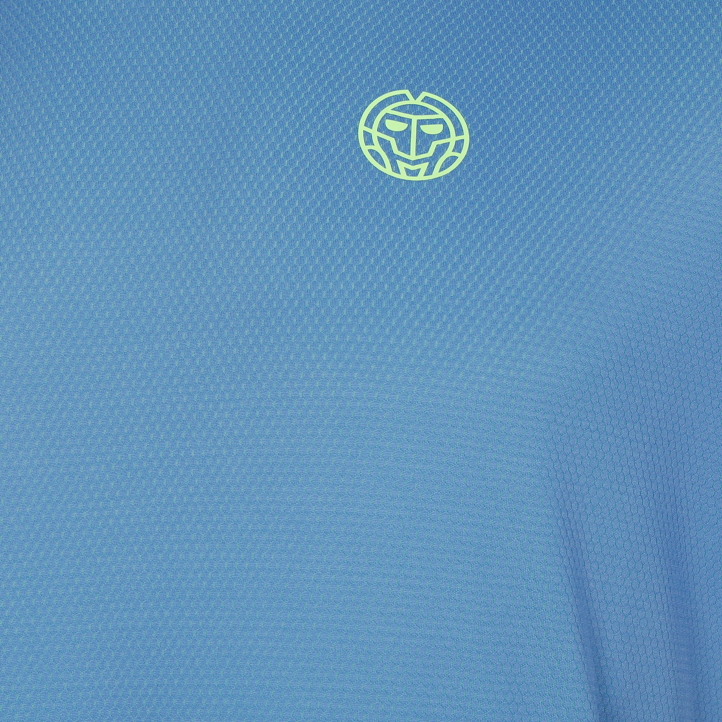BIDI BADU Crew Inside Out V-Neck T-shirt Garçons - Bleu , Vert Fluo