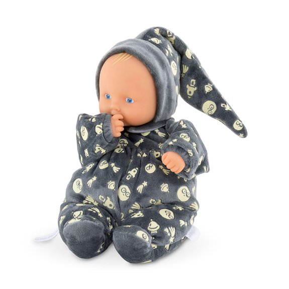 Mon doudou Babipouce brille dans la nuit
