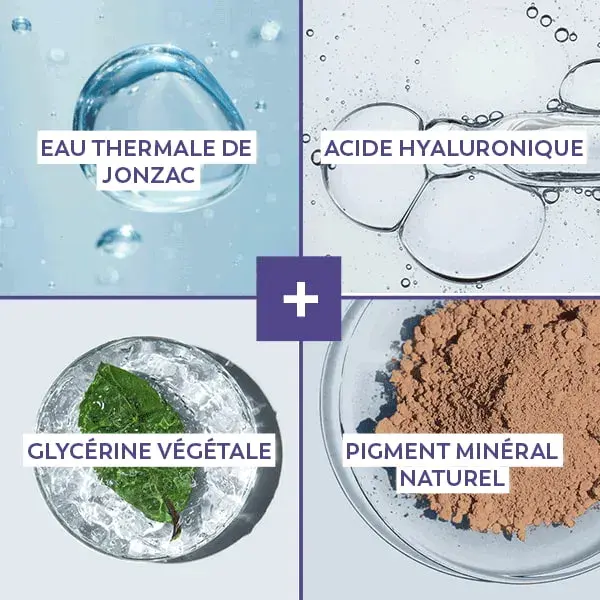 Jonzac Thermal Water Rehydrates BB Creme Hidratante com Cor Leve Orgânico 40ml