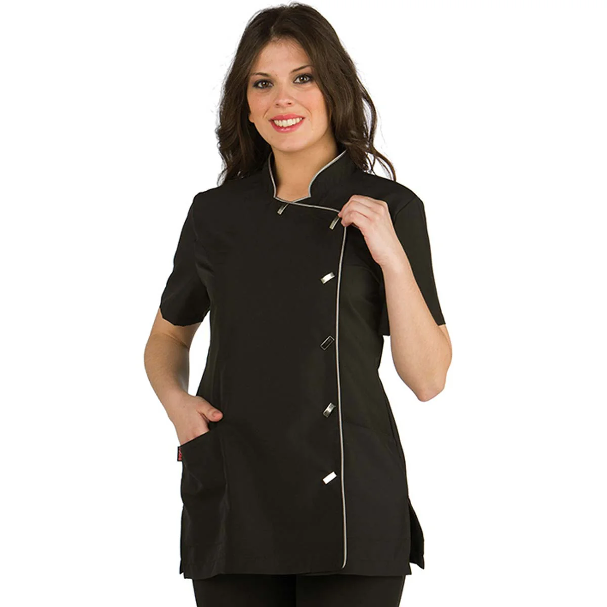 Blouse Esthétique Noire Femme LACLA