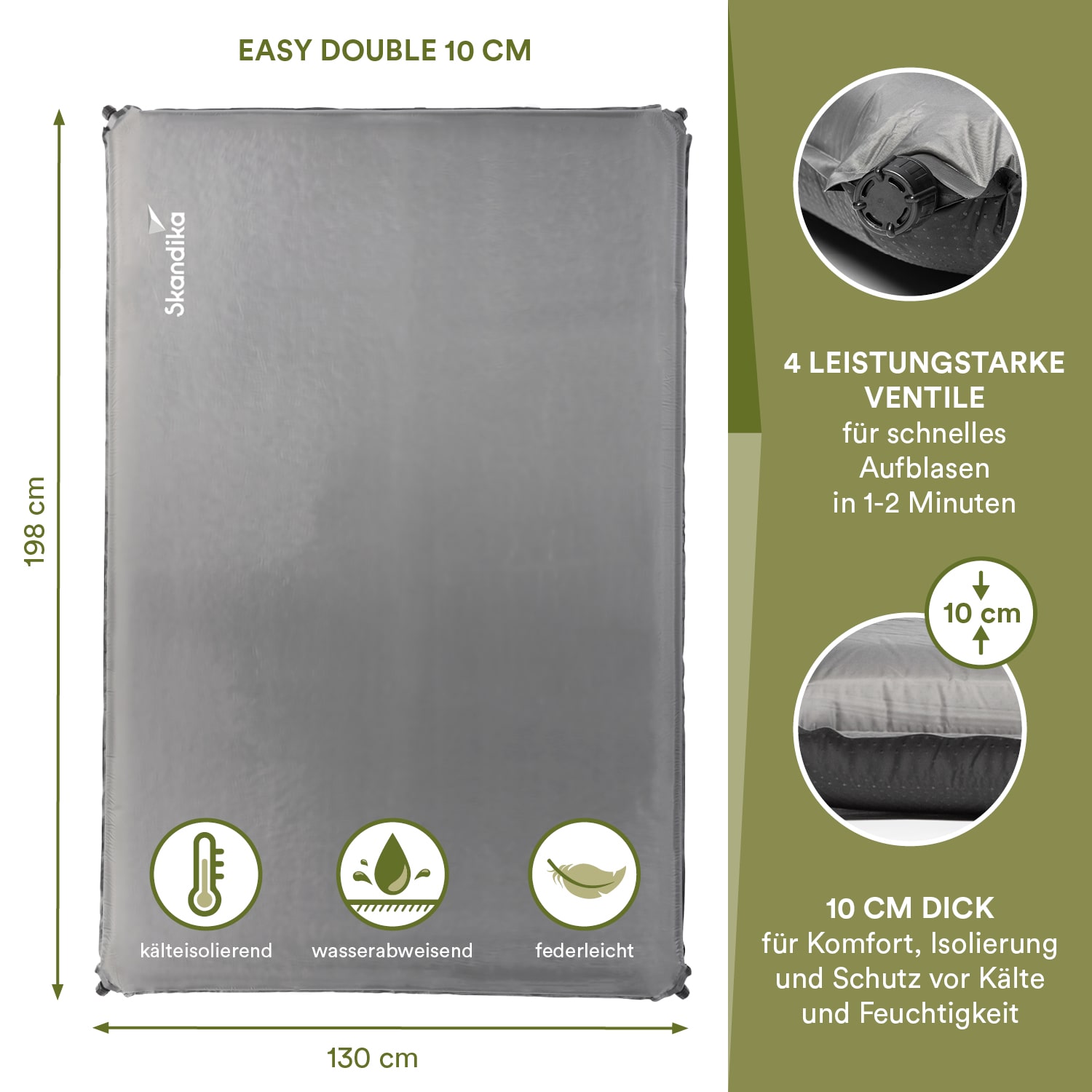 Skandika Easy Double Slaapmat