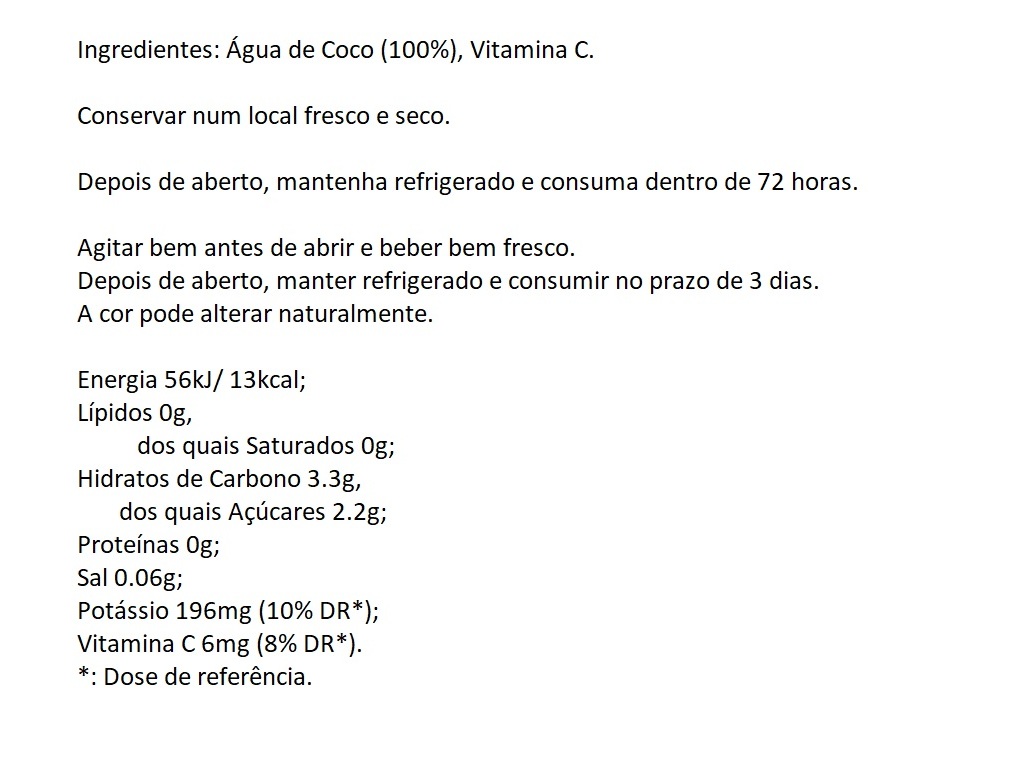 ÁGUA DE COCO VITA COCO 0.33L