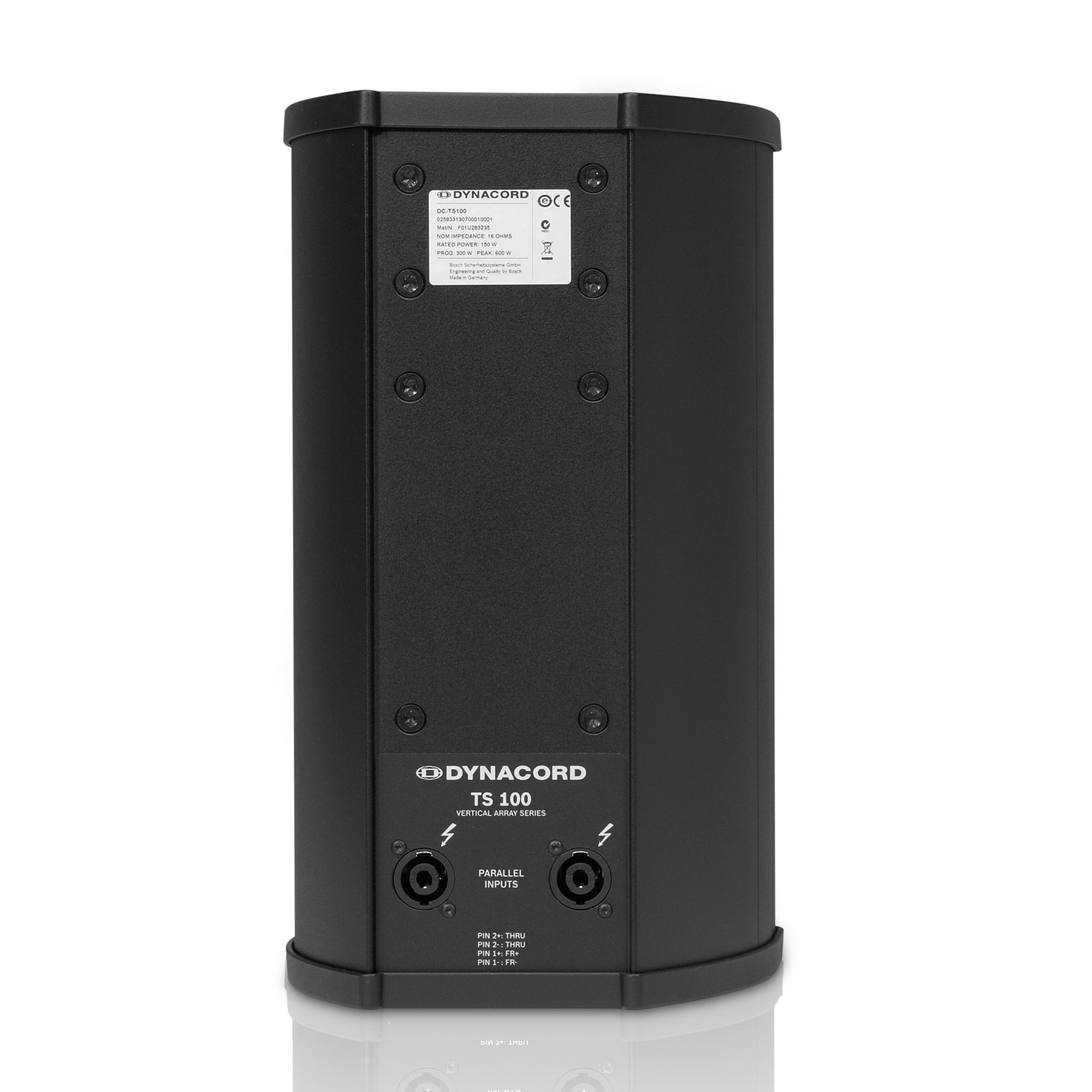 Dynacord TS 100 2-weg 6-inch full-range luidspreker zwart