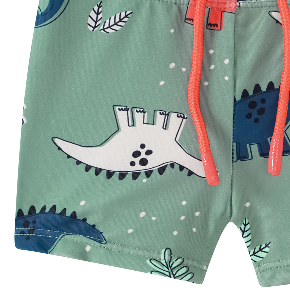 Topomini Baby Badehose mit Dino-Motiven oliv
