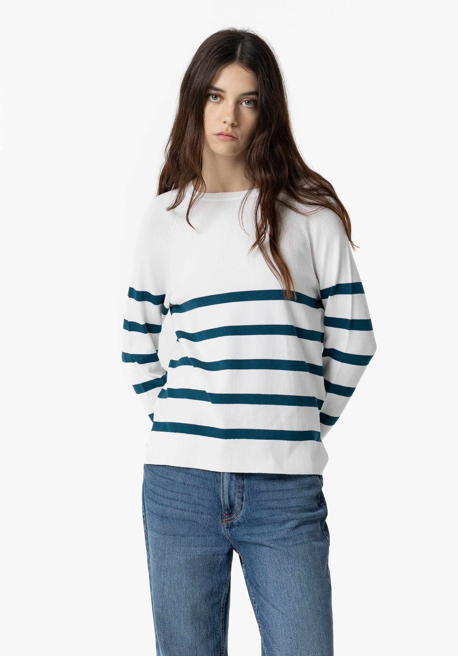 Camisola de Malha às Riscas