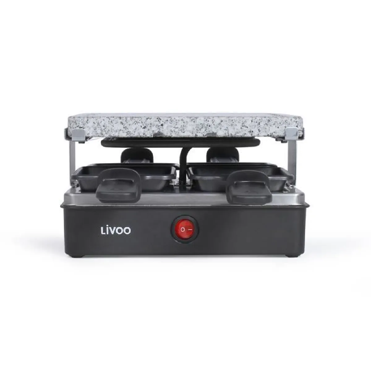 livoo Appareil à raclette 4 personnes