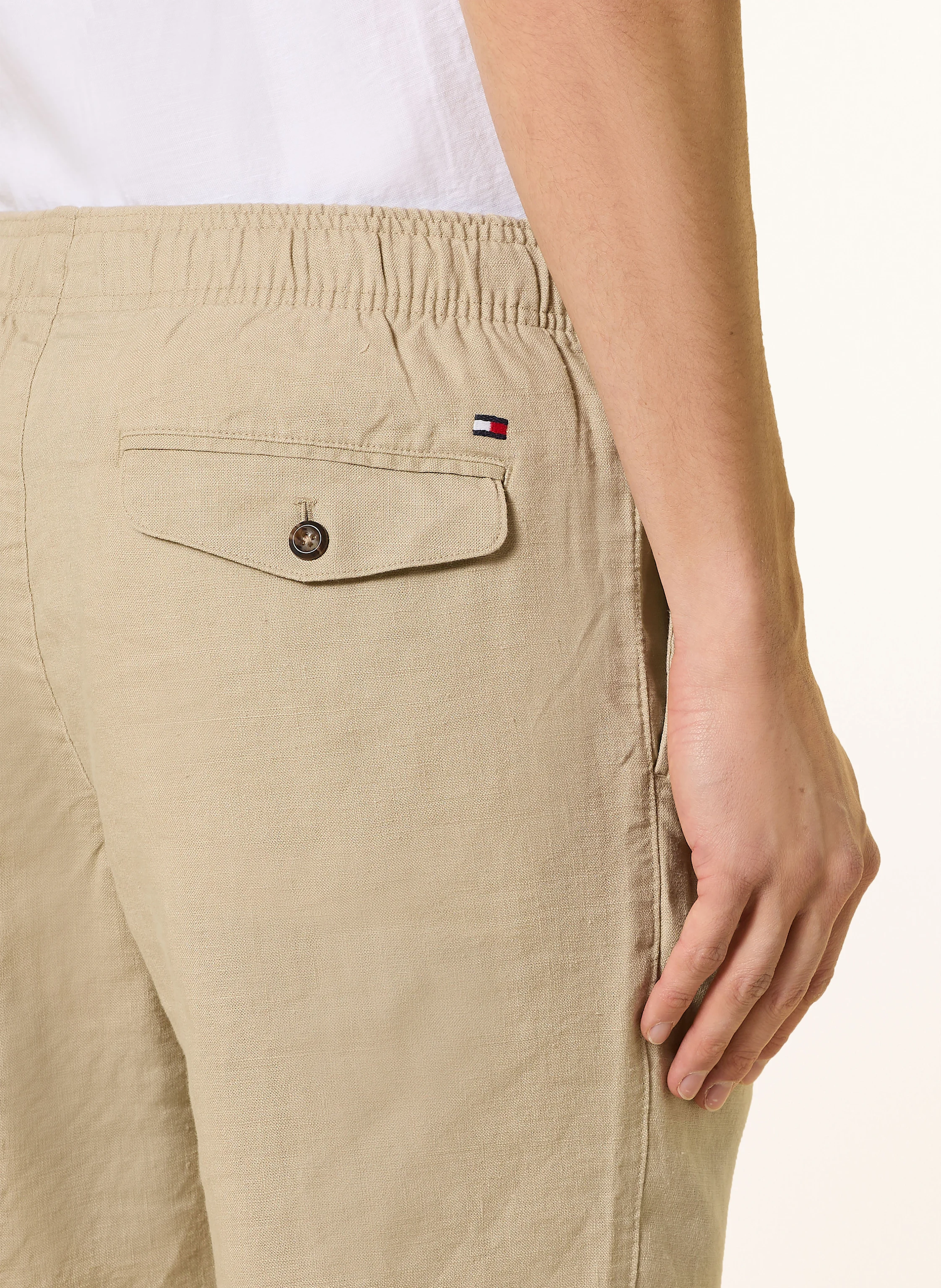 TOMMY HILFIGER Leinenshorts HARLEM Relaxed Tapered Fit