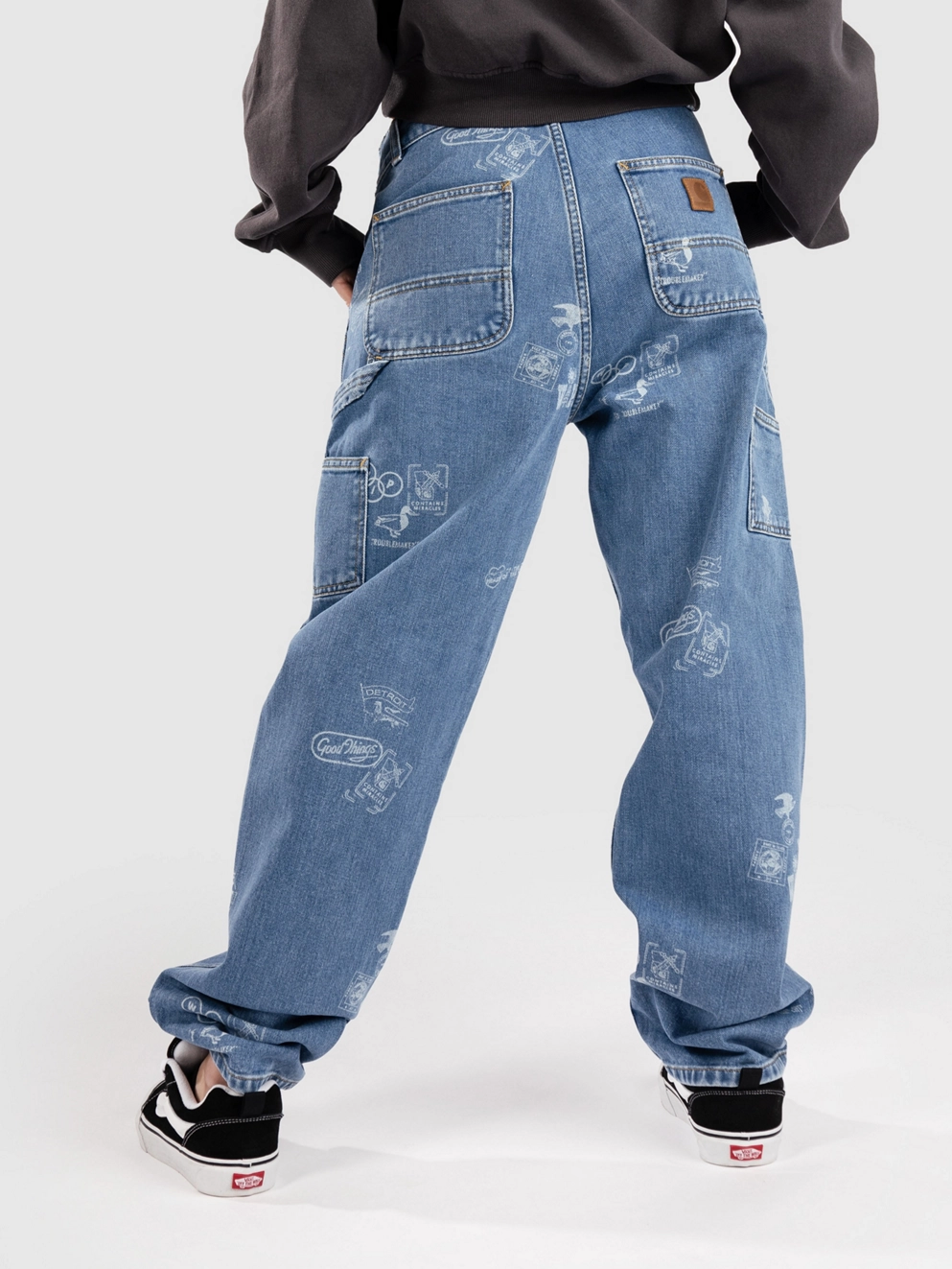 Carhartt WIP Stamp Jeans stamp print/blue