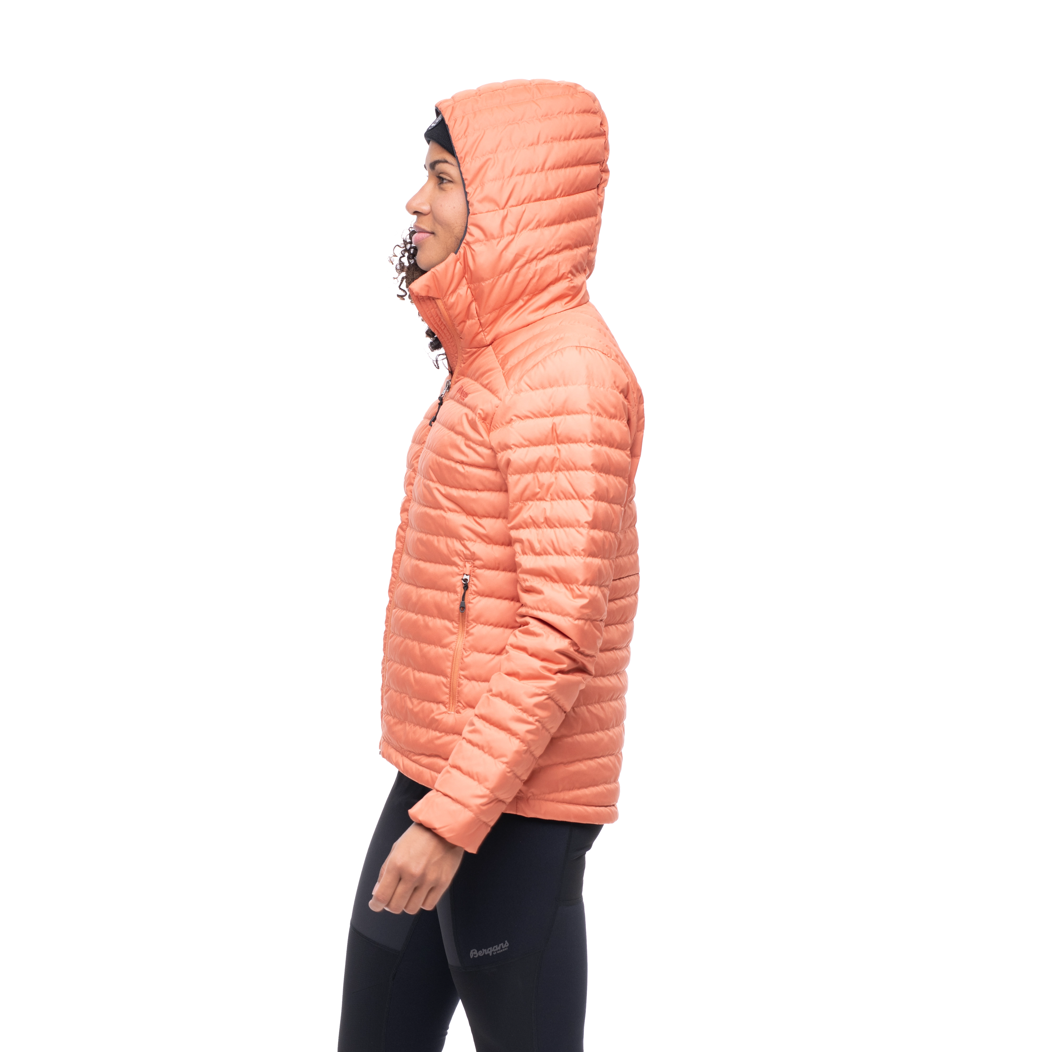 Lava Light Down Jacket w/Hood Women Terracotta