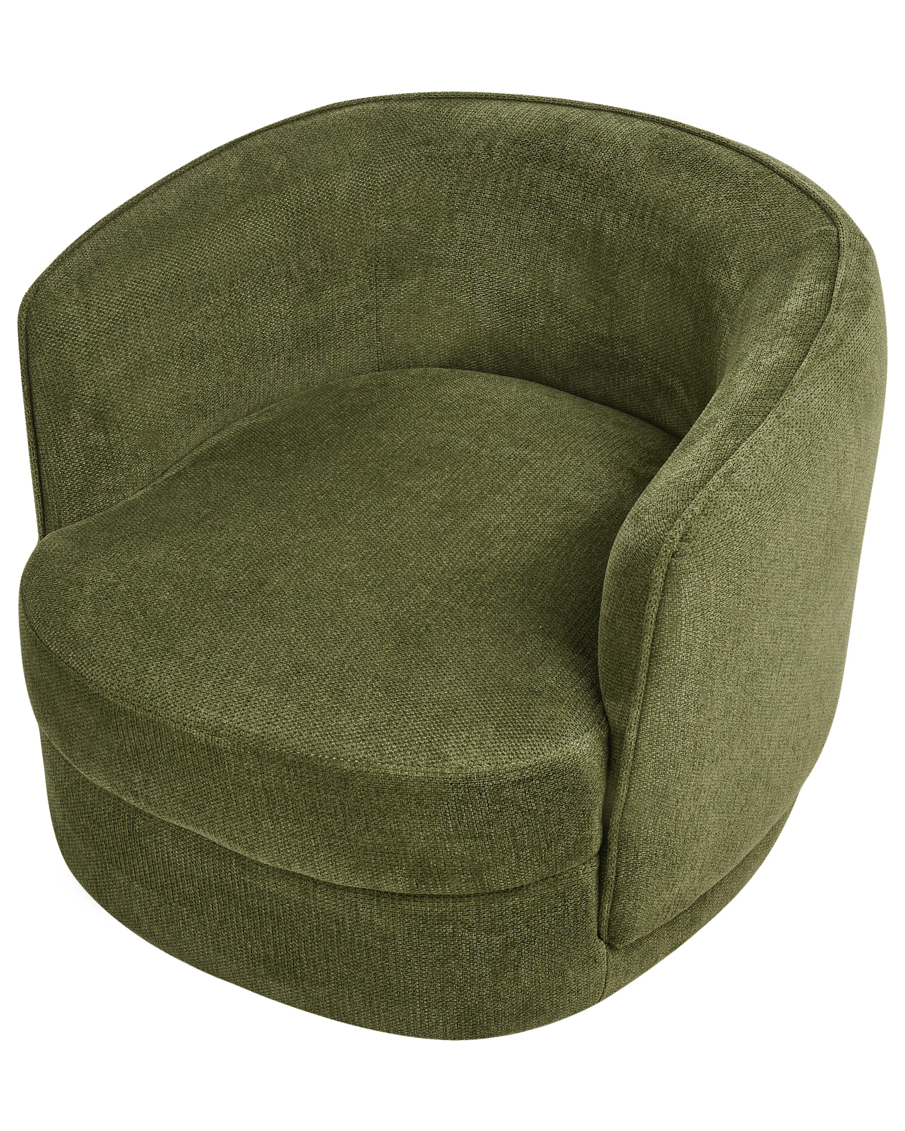 Draaifauteuil ANDALEN Stof Groen