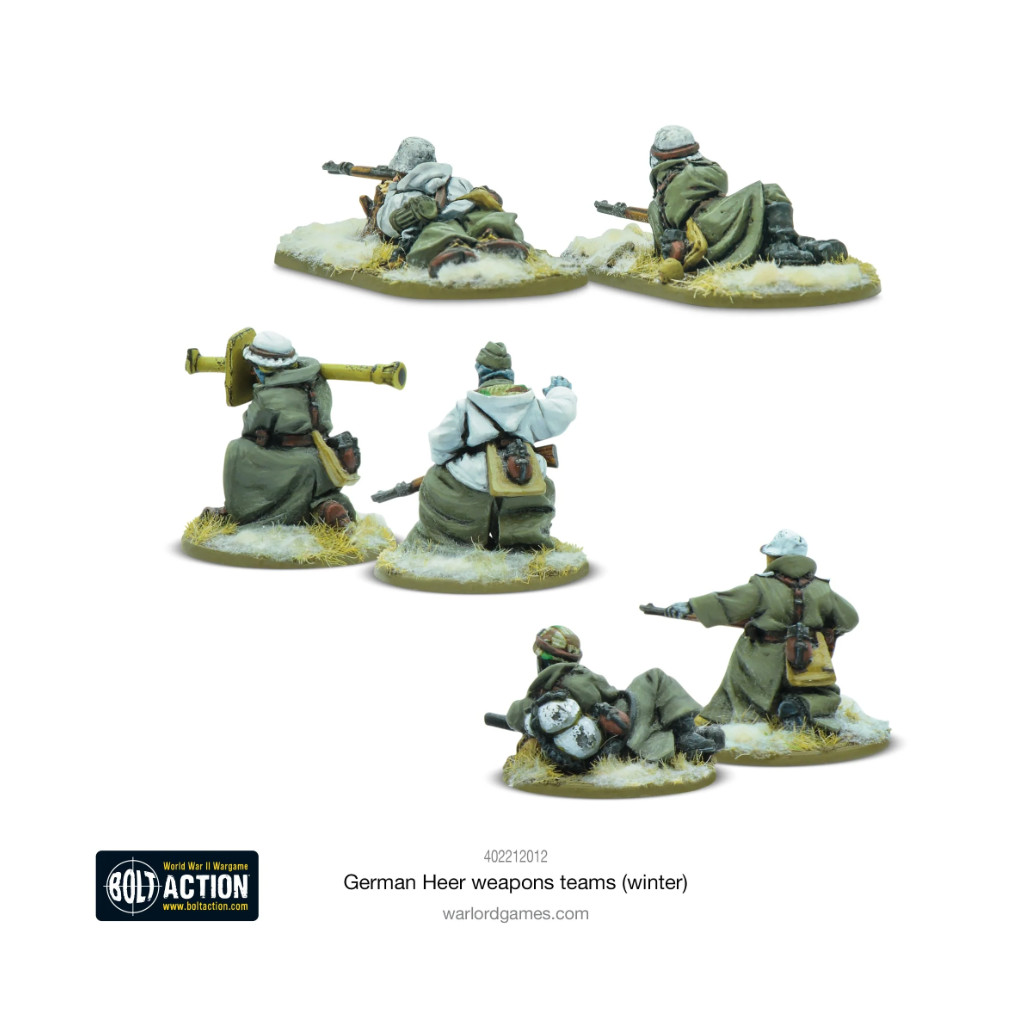Bolt Action - German Heer (Winter) Weapons Teams