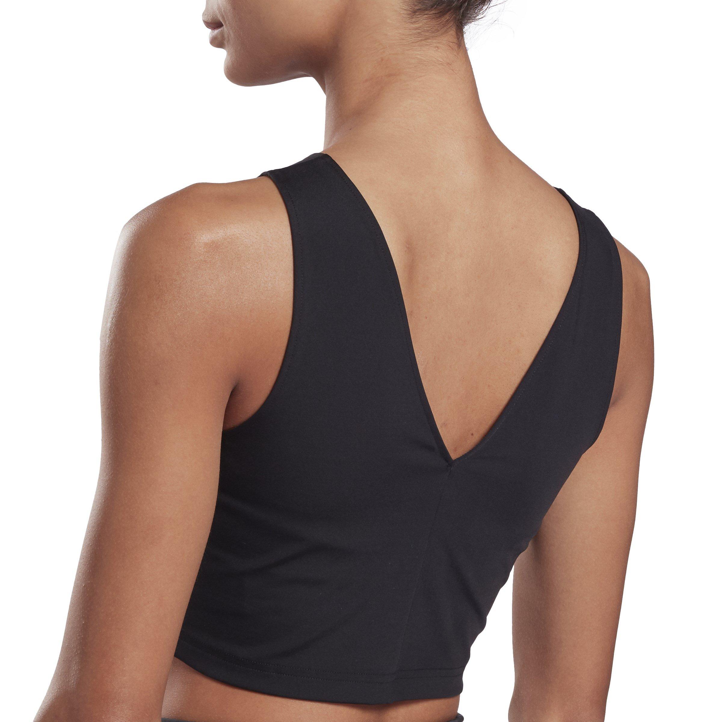 Reebok Perform Perforated Crop Long Sleeve Top Womens