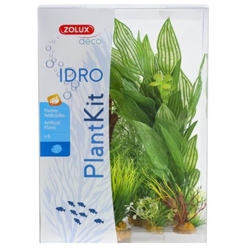 Kit de plantas artificiais Zolux Idro n2 para aquários
