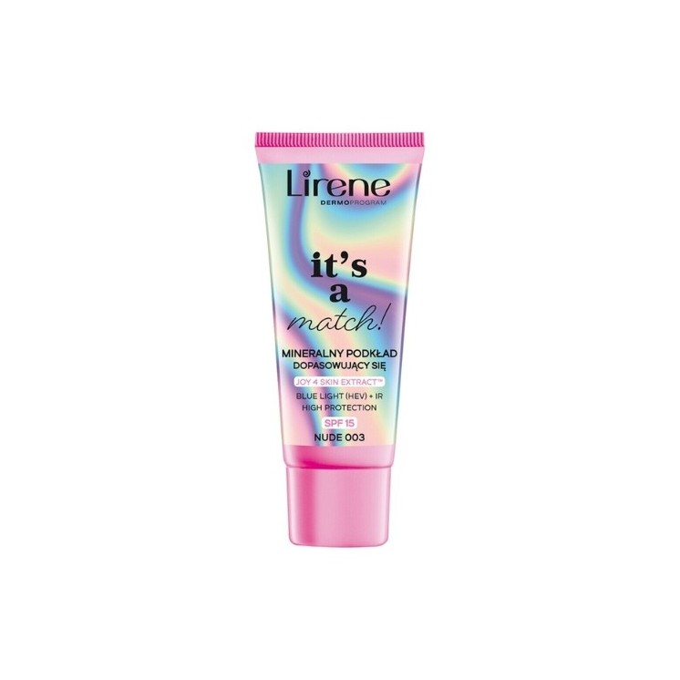 Lirene It's a Match mineralische Gesichtsgrundierung SPF15 /003/ Nude 30 ml
