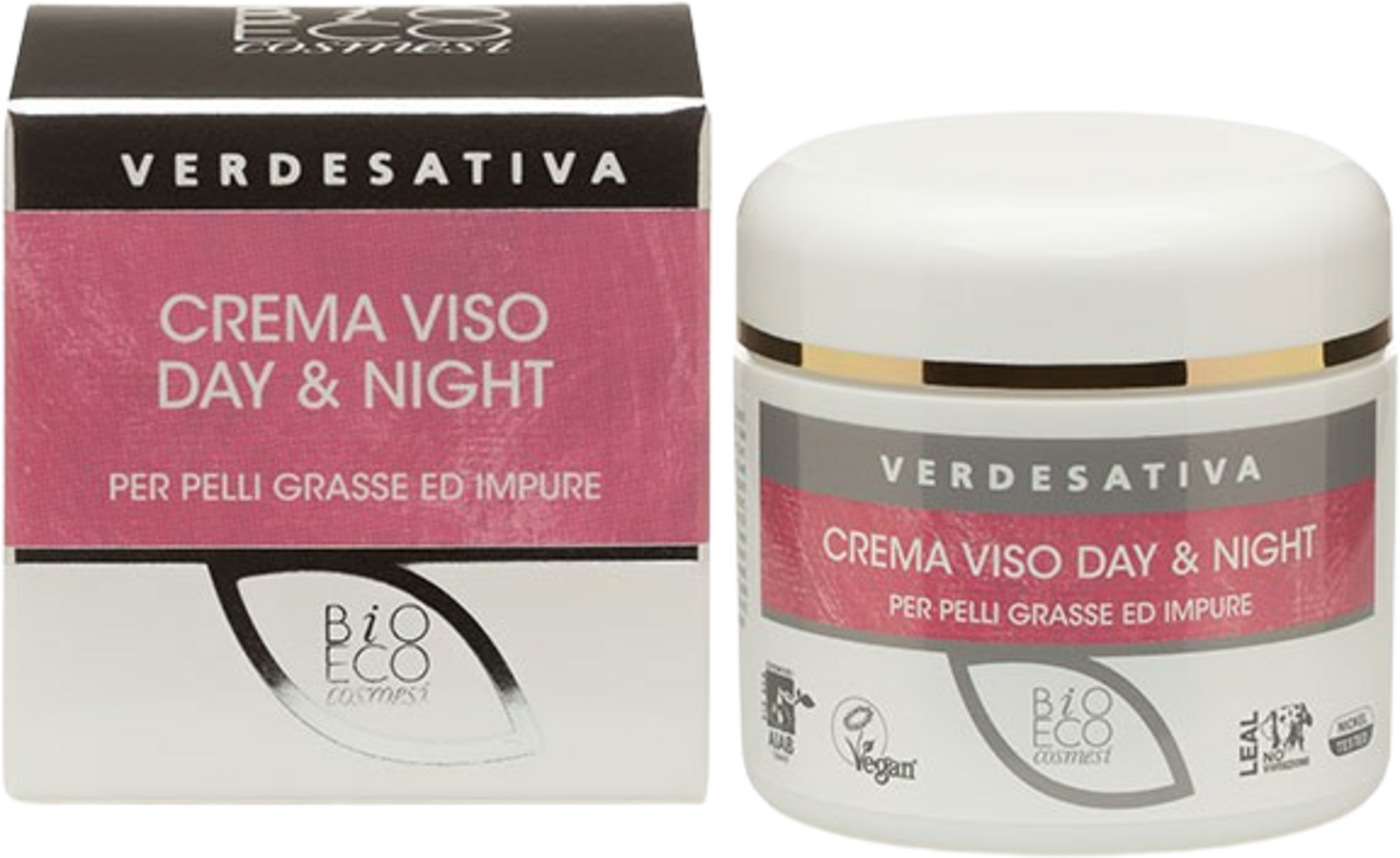 VERDESATIVA  Bioaktive Tages- & Nachtcreme, 50 ml